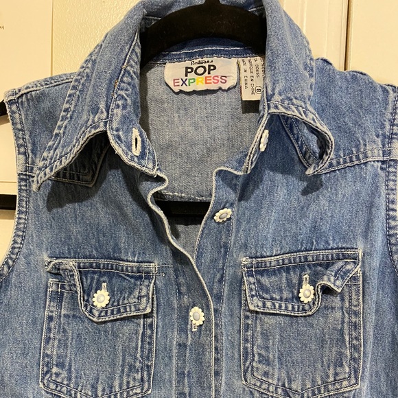 Vintage Reitman Pop Express Denim Dress - Picture 2 of 3